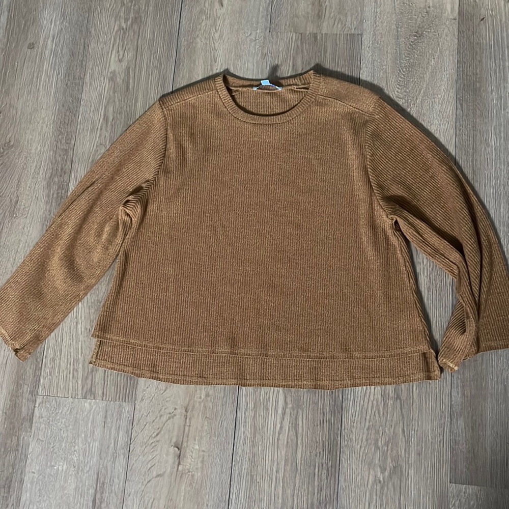 Amber colored sweater
